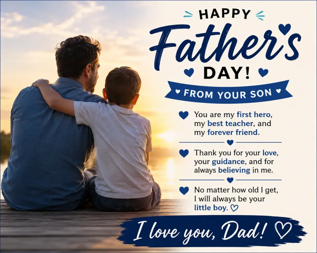 Father's Day Wishes from Son