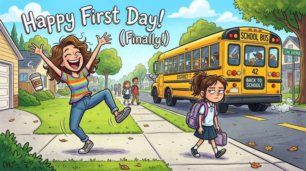 Funny First Day of School Wishes