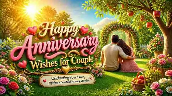 Celebration Happy Anniversary Wishes for Couple