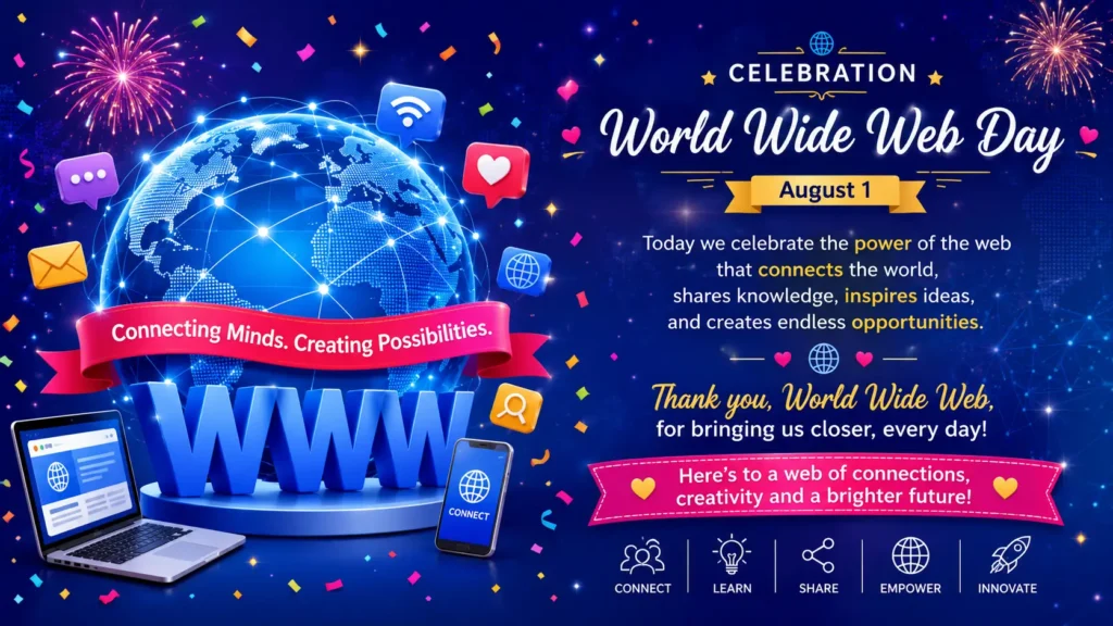 Celebration World Wide Web Day Wishes