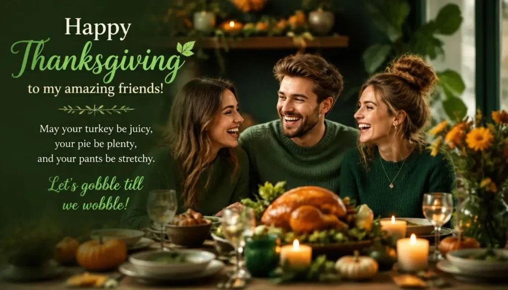 Funny Happy Thanksgiving Wishes to Friends