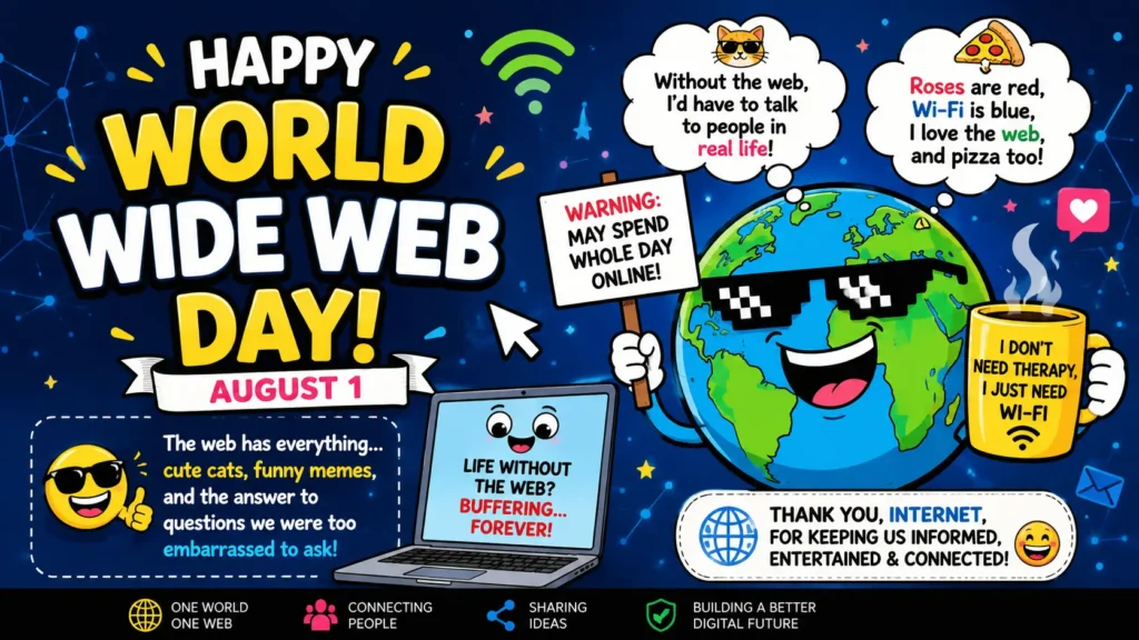Funny World Wide Web Day Wishes