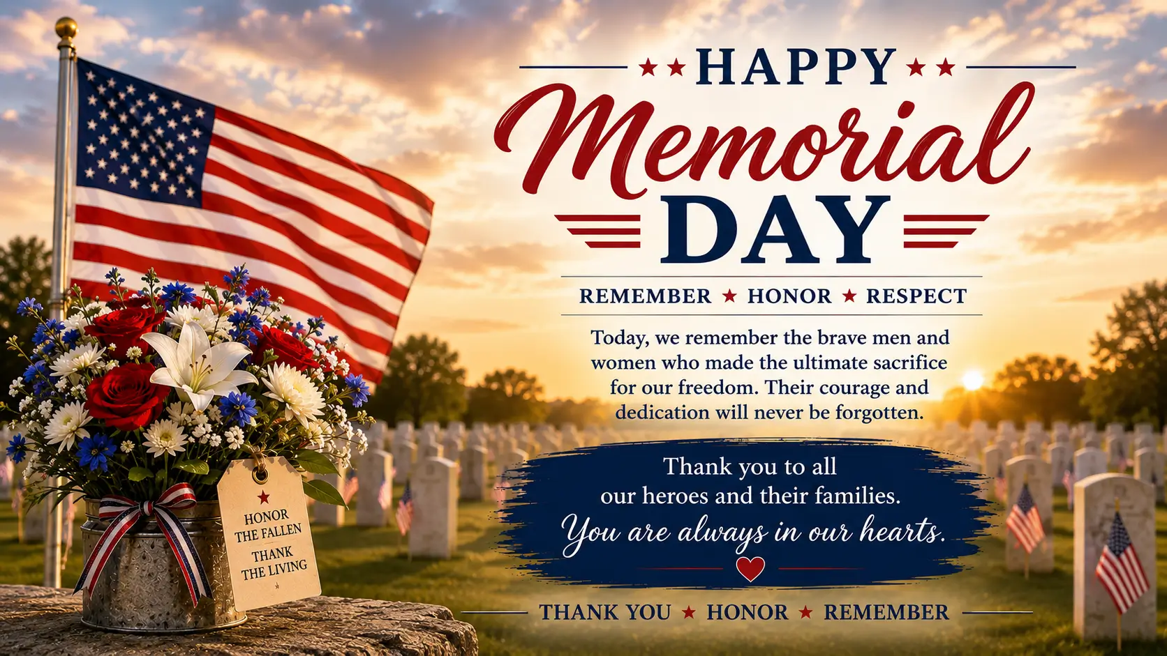 happy memorial day wishes
