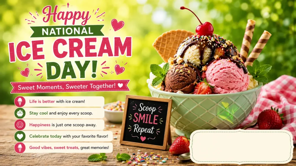 National Ice Cream Day