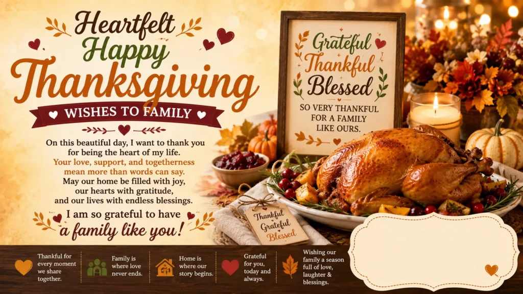Heartfelt Happy Thanksgiving Wishes to Family