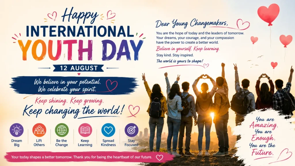 Heartfelt International Youth Day Wishes