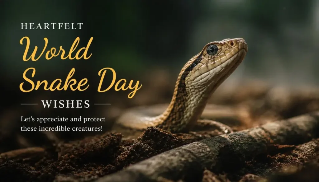 Heartfelt World Snake Day Wishes