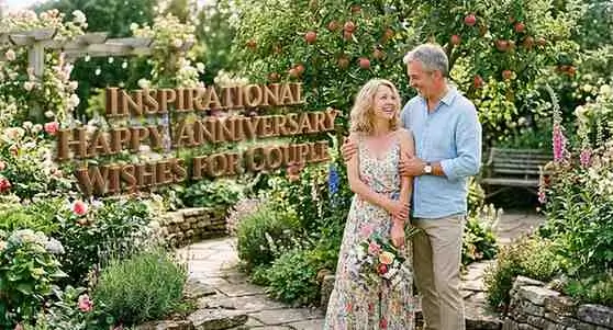 Inspirational Happy Anniversary Wishes for Couple