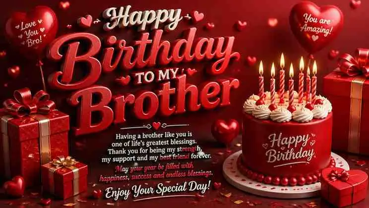 Inspirational Heart Touching Birthday Wishes for Brother.