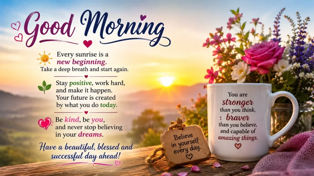 Inspirational New Latest Good Morning Wishes
