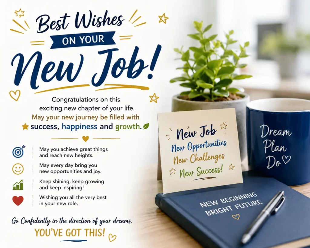 Heartfelt New Job Wishes