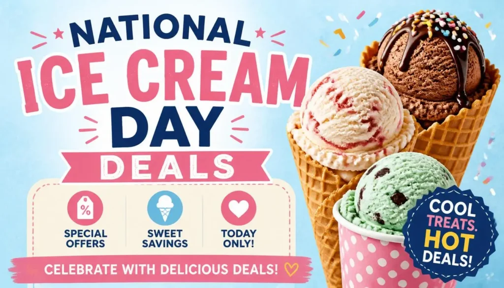 National Ice Cream Day Deals