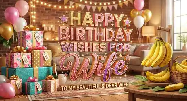 Short & Sweet Birthday Wishes for Wife
