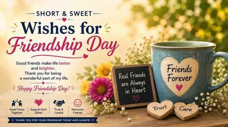 Wishes for Friendship Day