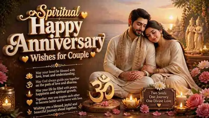 Spiritual Happy Anniversary Wishes for Couple