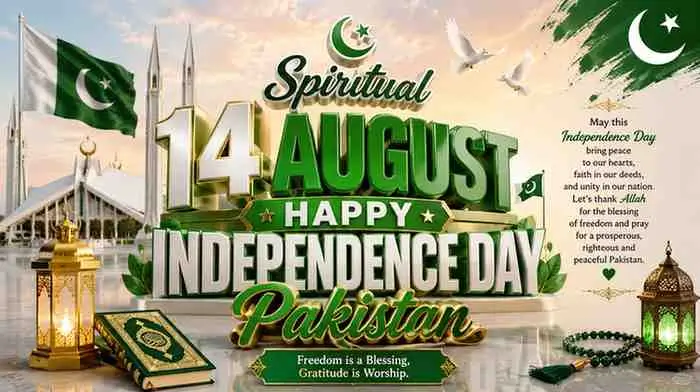 Spiritual Independence Day Wishes 14 August
