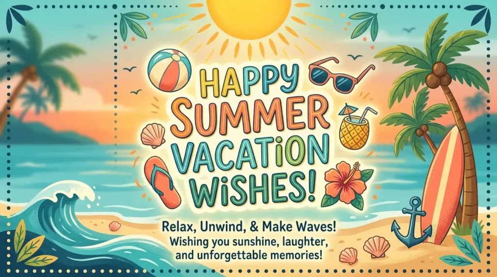 Happy Summer Vacation Wishes