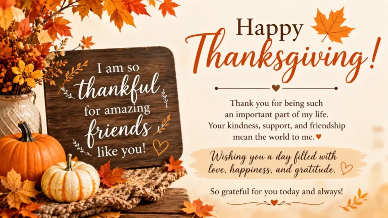 thanksgiving wishes for friends