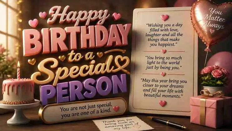 Unique and Personalized Birthday Messages for a Special Person