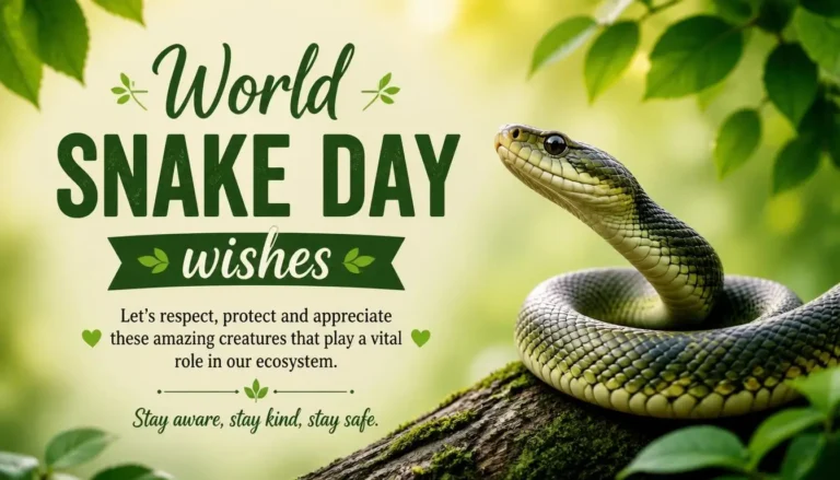 World Snake Day wishes