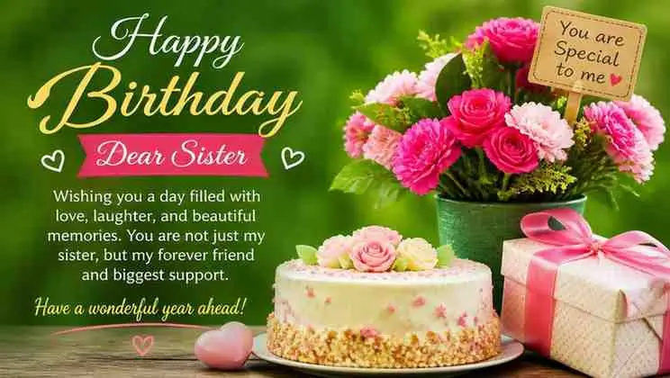 Birthday Wishes for Sister