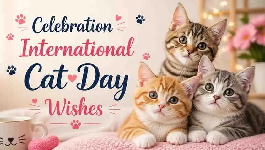 Celebration International Cat Day Wishes