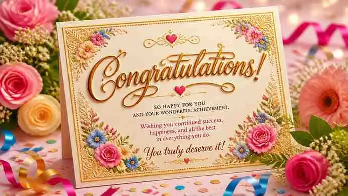 Congratulations Messages