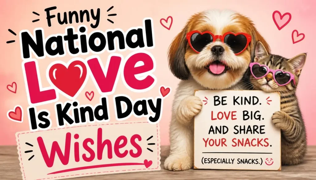 Funny National Love Is Kind Day Wishes