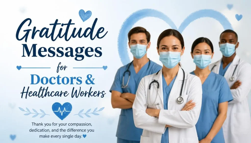Gratitude Messages for Doctors & Healthcare Workers