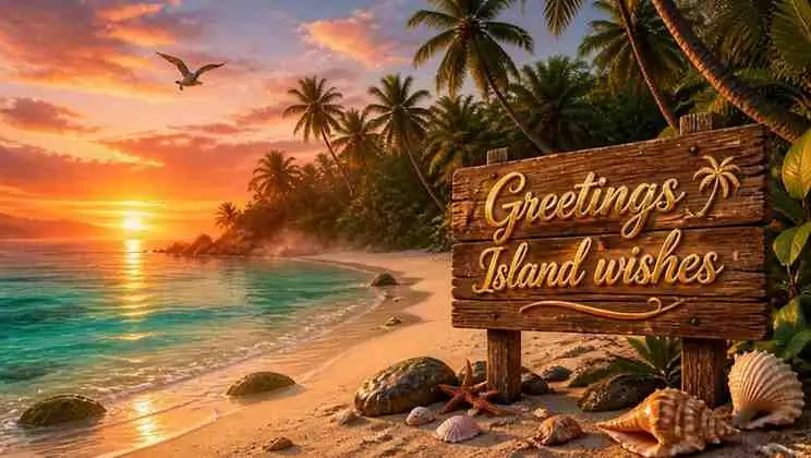 Greetings Island wishes