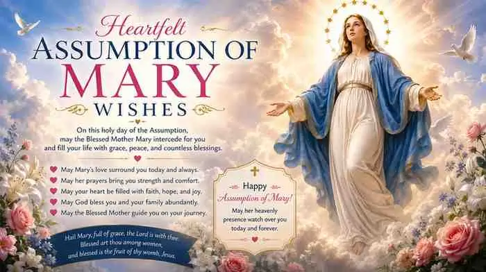 Heartfelt Assumption of Mary Wishes