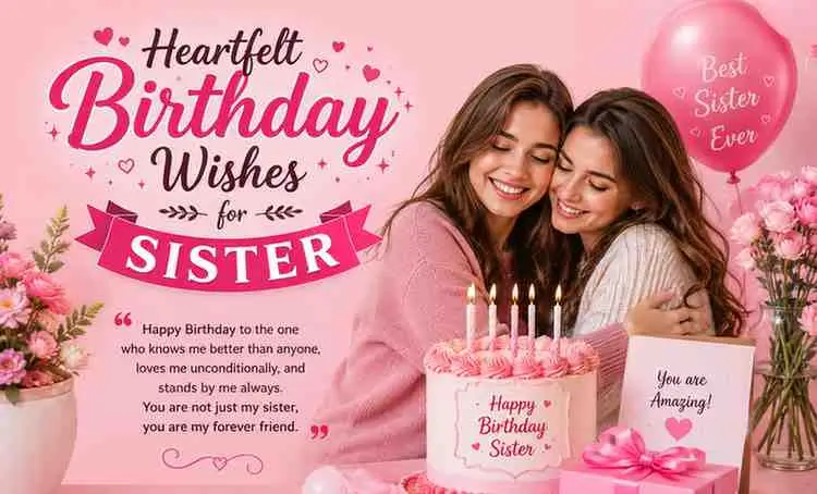 Heartfelt Birthday Wishes for Sister