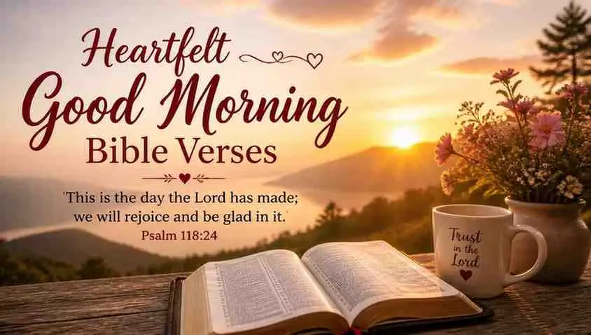 Heartfelt Good Morning Bible Verses