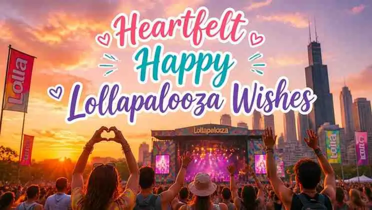 Heartfelt Happy Lollapalooza Wishes