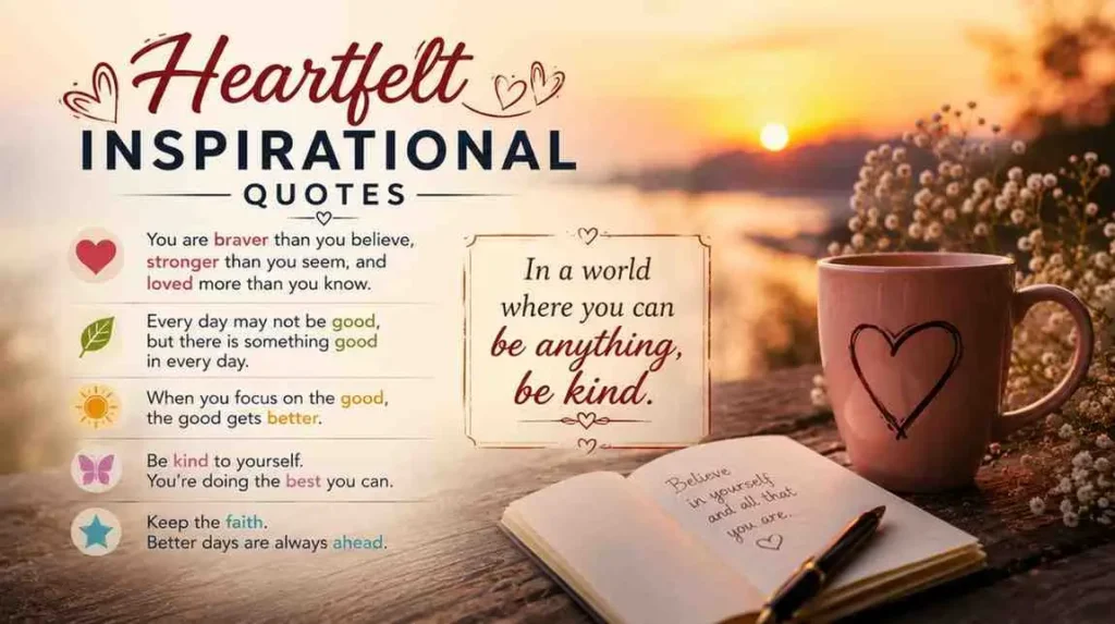 Heartfelt Inspirational Quotes
