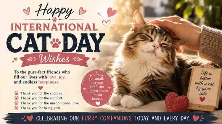 Heartfelt International Cat Day Wishes