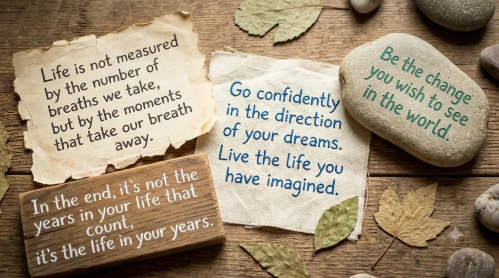Heartfelt Life Quotes