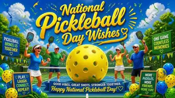 Heartfelt National Pickleball Day Wishes
