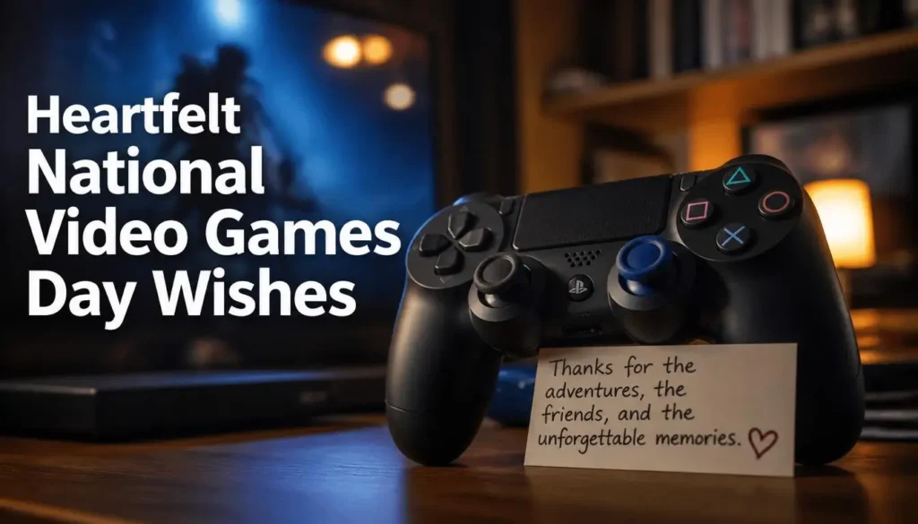 Heartfelt National Video Games Day Wishes