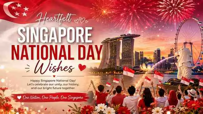 Heartfelt Singapore National Day Wishes