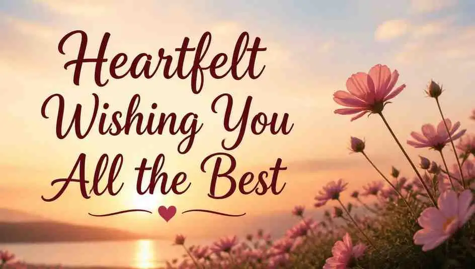 Heartfelt Wishing You All the Best Messages