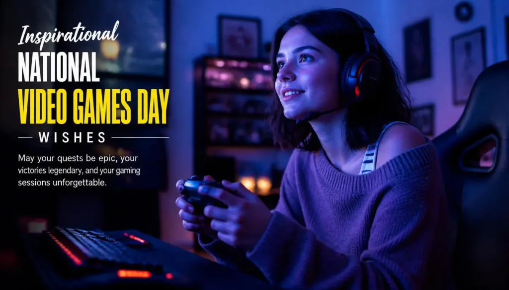 Inspirational National Video Games Day Wishes