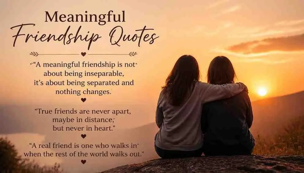 Meaningful Friendship Quotes