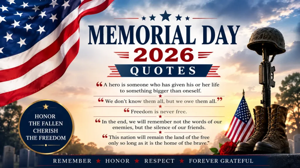 Memorial Day 2026 Quotes