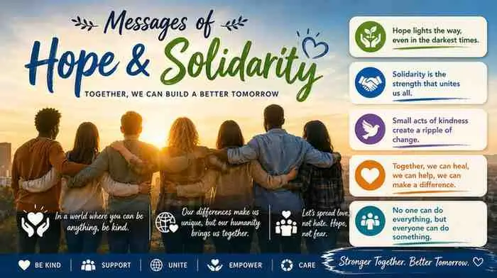 Messages of Hope & Solidarity