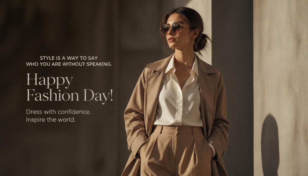 Motivational Inspirational Fashion Day Wishes