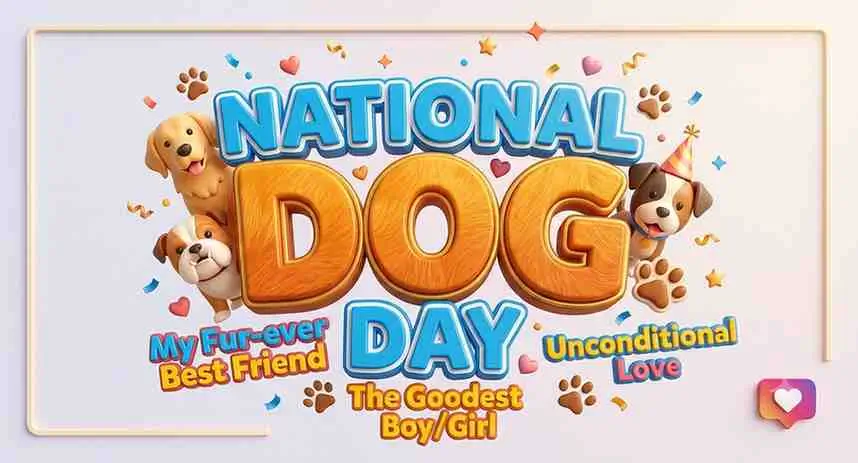 National Dog Day Instagram Captions