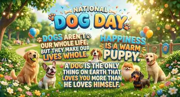 National Dog Day Quotes