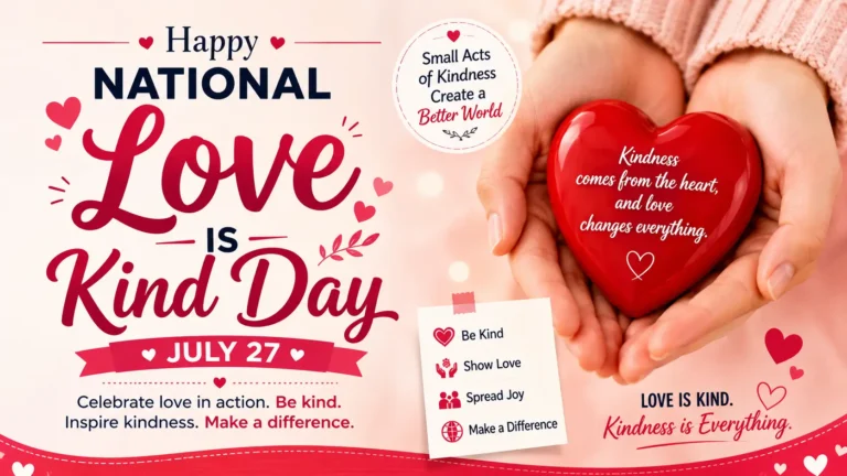 national love is kind day