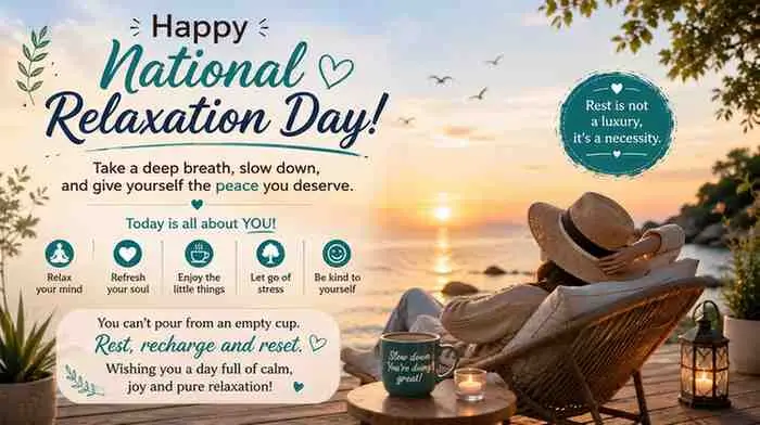 National Relaxation Day Wishes